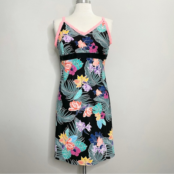 ZeroXposur Swim Zero Xposur Swimwear Tropical Floral Swim Dress